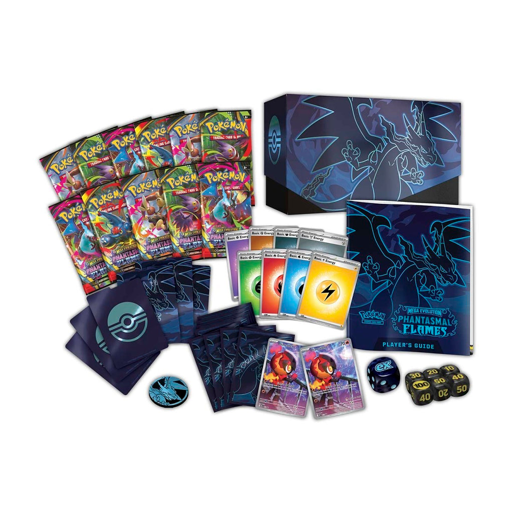 Pokemon TCG Mega Evolution Phantasmal Flames Elite Trainer Box
